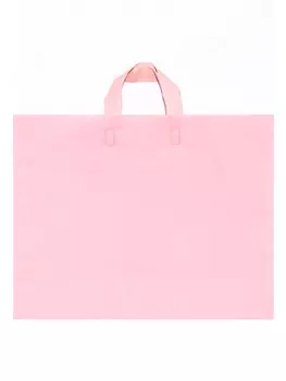 Пакет с петлевой ручкой розовый 45358 см 80 мкм