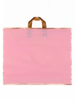 Пакет с петлевой ручкой розовый 504110 см 80 мкм