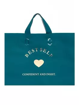 Пакет с петлевой ручкой синий 34258 см 80 мкм