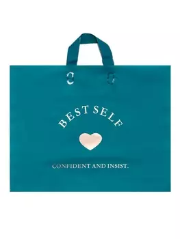 Пакет с петлевой ручкой синий 44358 см 80 мкм