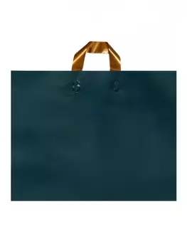 Пакет с петлевой ручкой зеленый 45358 см 80 мкм