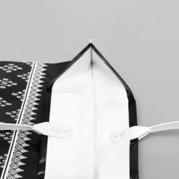 Пакет "Шарф принт", полиэтиленовый, с пластиковой ручкой, 36 х 37 см, 100 кмм