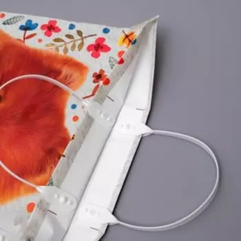 Пакет «Шпиц», полиэтиленовый с пластиковой ручкой, 3734 см, 80 мкм