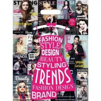 Пакет «Тренды», полиэтиленовый с вырубной ручкой, 27 мкм, 3445 см