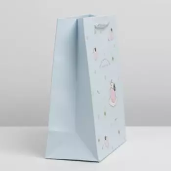 Пакет «Весёлая коровка», 16,5 х 14 х 7 см