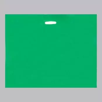 Пакет "Зелёный", полиэтиленовый с вырубной усиленной ручкой, 70 х 55 см, 70 мкм
