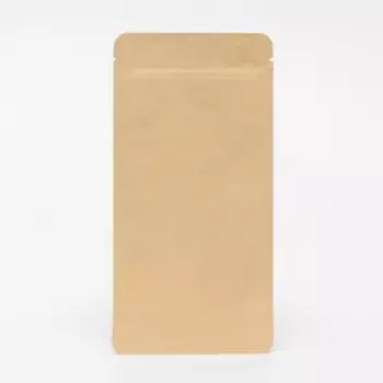 Пакет Zip-lock Крафт с плоским дном 10 х 20 см