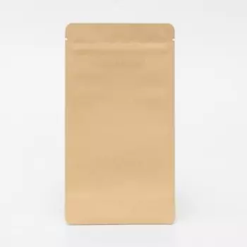Пакет Zip-lock Крафт с плоским дном 12 х 22 см