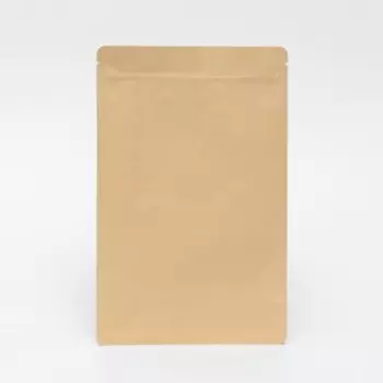 Пакет Zip-lock Крафт с плоским дном 18 х 28 см