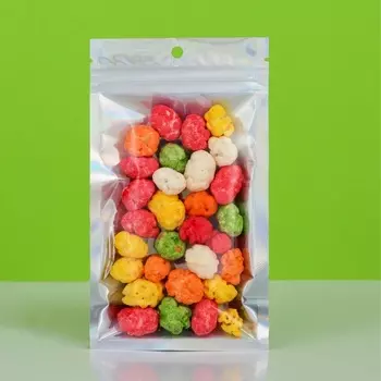 Пакет Zip-lock ПЭТ, иридисцентный, со сплошным окном, плоский, еврослот 916 см