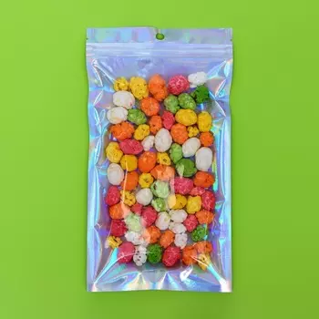 Пакет Zip - lock ПЭТ, иридисцентный, со сплошным окном, пл - й, еврослот 1324 см набор 20 шт.