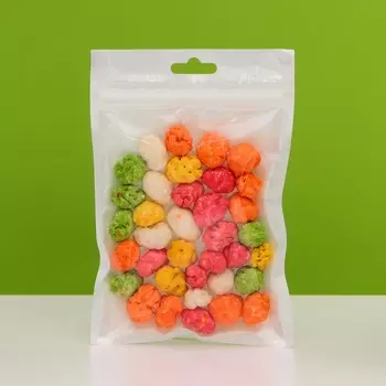 Пакет Zip-lock ПП, белый, со сплошным окном, плоский, еврослот,1116 см