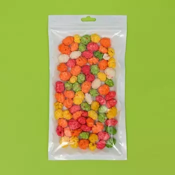 Пакет Zip-lock ПП, белый, со сплошным окном, плоский, еврослот,1324 см