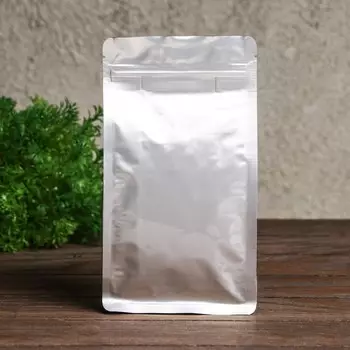 Пакет Zip-lock ПП, с плоским дном, металлизированный 12 х 22 см