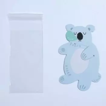 Пакет под конфеты, кондитерская упаковка, «Коала», 11 х 6 см
