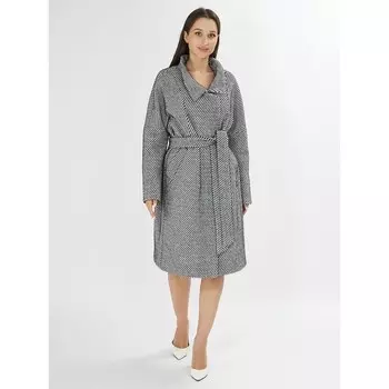 Пальто демисезонное серого цвета, размер 50