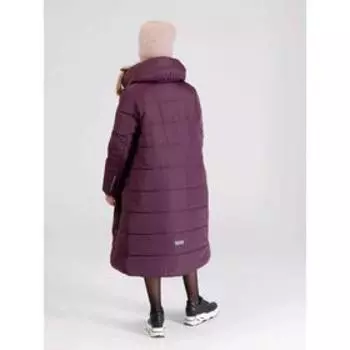 Пальто для девочек «Лиза», рост 152 см, цвет баклажановый