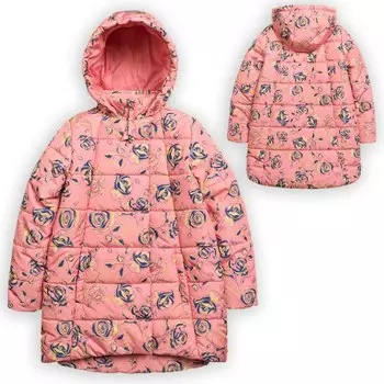 Пальто для девочек, рост 122 см, цвет кремовый