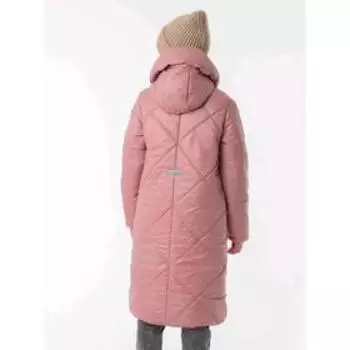 Пальто для девочек «Сандра», рост 134 см, цвет пыльная роза