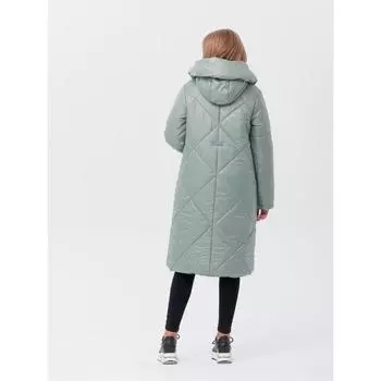 Пальто для девочки, рост 140 см, цвет светло-зелёный