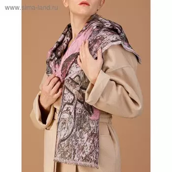 Палантин 70×180 см, лиловый