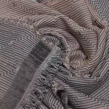 Палантин мужской, размер 50х180 см, цвет серый