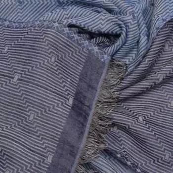 Палантин мужской, размер 50х180 см, цвет синий