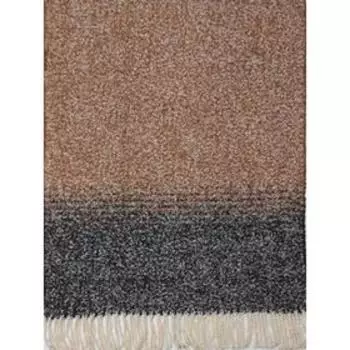 Палантин мужской, размер 65х180 см, цвет коричневый, чёрный