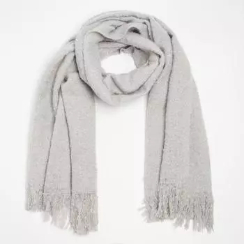 Палантин текстильный, цвет бежевый, размер 60х180