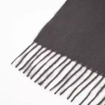 Палантин текстильный PS 1889 50 цвет тёмно-серый, р-р 70*180