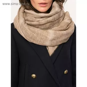 Палантин женский 80×200 см, коричневый