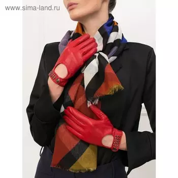 Палантин женский 90×180 см, коричневый