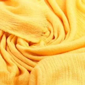 Палантин женский, размер 110х210, цвет жёлтый