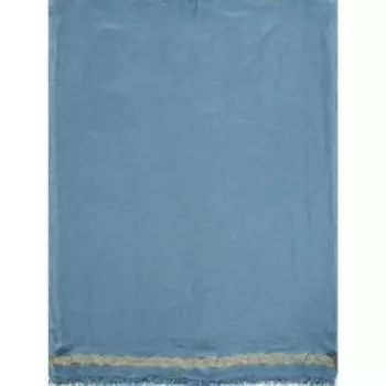 Палантин женский, размер 90х200, цвет голубой