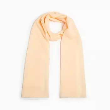 Палантин женский шифоновый, цвет бежевый, размер 50х160 см