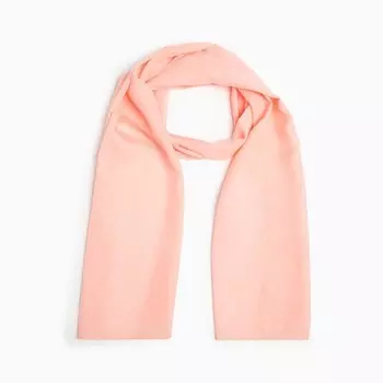 Палантин женский шифоновый, цвет персик, размер 50х160 см