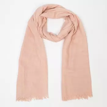 Палантин женский текстильный, цвет пудра, размер 100х180