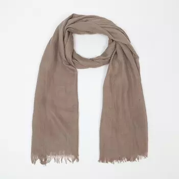 Палантин женский текстильный, цвет тёмно-бежевый, размер 100х180