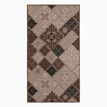 Палас Мемфис 100х200см, цвет бежевый, полиамид 100%, войлок