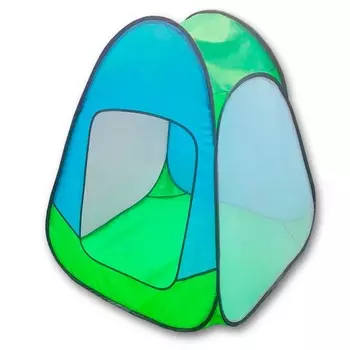 Палатка детская игровая «Радужный домик» 75 75 90 см, цвет салатовый + голубой