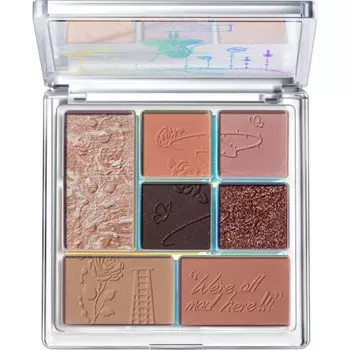 Палетка теней ZeeSea Dreamland Eyeshadow, тон 01 сероватый пурпур, 10 г