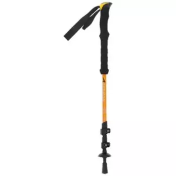 Палка для скандинавской ходьбы ONLITOP, телескопическая, 3 секции, до 135 см, 1 шт., цвет оранжевый