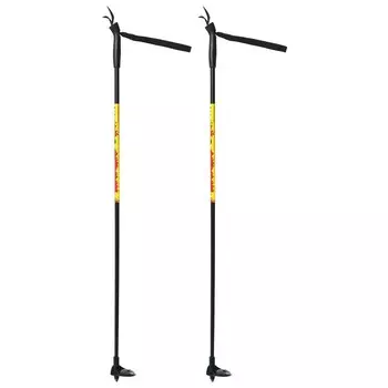 Палки лыжные стеклопластиковые, длина 95 см, цвета микс