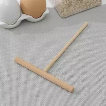 Палочка деревянная для блинов и раскатывания теста, 14,512 см, бук