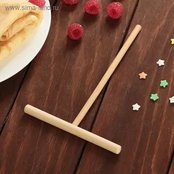 Палочка для блинов из дерева Доляна, 1812 см