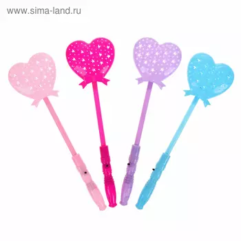 Палочка световая «Сердечко», МИКС