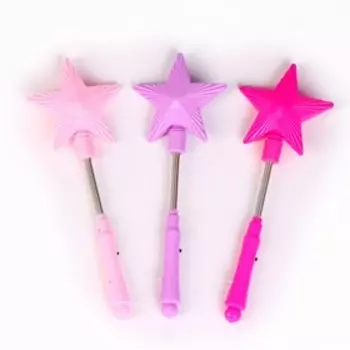 Палочка светящаяся «Звезда», 27 см, на пружине