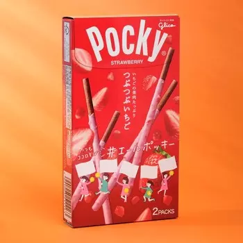 Палочки Pocky со вкусом клубники, 55 г