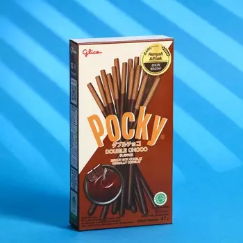 Бисквитные палочки POCKY "Двойной шоколад" 47 г