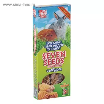 Палочки Seven Seeds для грызунов, медовые, 3 шт, 90 г